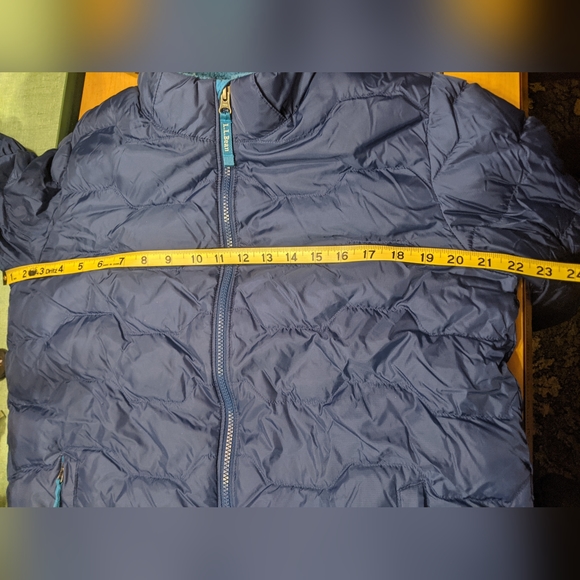 LLBean winter puffer coat boys sz XL 18 - Picture 5 of 6